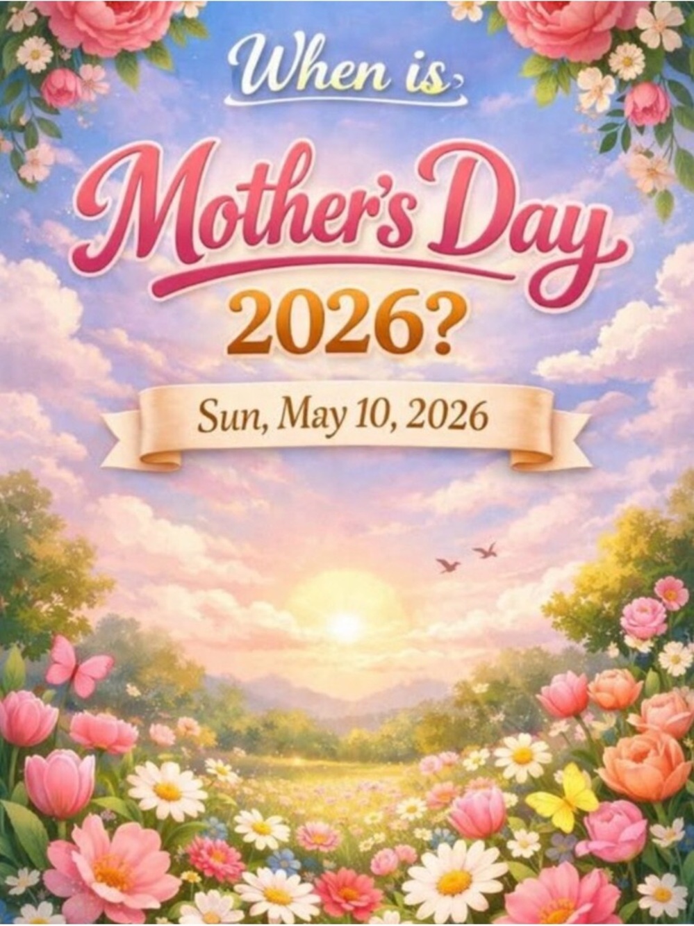 🌷🌸SUNDAY, MAY 10th Mother's Day 2026 🌸🌷